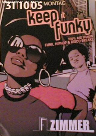 Keep it Funky Werbeplakat