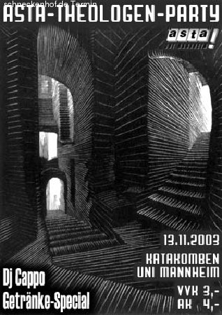 AStA-Theologen-Fete Werbeplakat