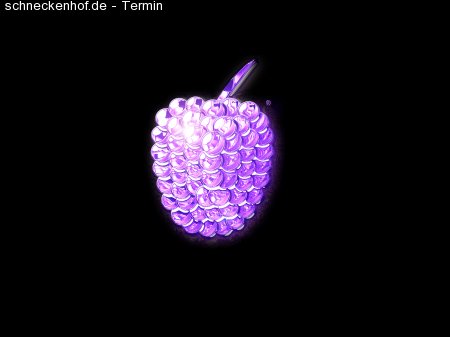 Himbeerparty Werbeplakat