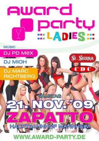 Award Party::Ladies:: Werbeplakat
