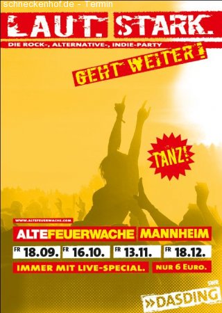 Lautstark Werbeplakat