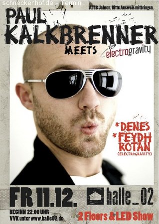 Paul Kalkbrenner / Electrograv Werbeplakat