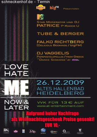 Love me hate me Werbeplakat