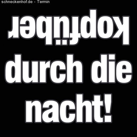 Kopfüber durch die Nacht Werbeplakat