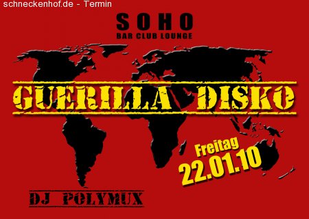 Guerilla Disco Werbeplakat