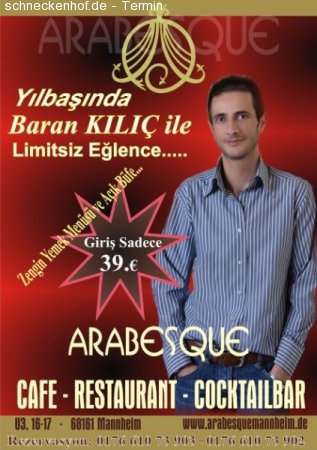 Silvester Party Werbeplakat