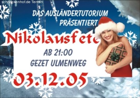 Nikolausfete Werbeplakat
