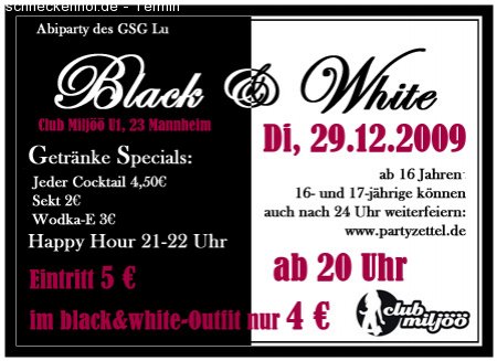 Abiparty Werbeplakat