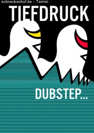 Tiefdruck Dubstep Werbeplakat