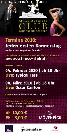 After Business Club Schloss HD Werbeplakat