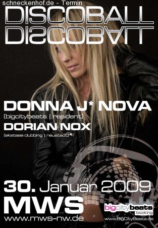 DISCOBALL Werbeplakat