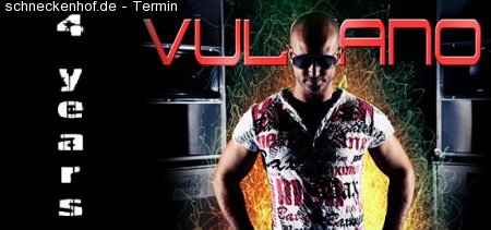 vulcano + cana-pé-double-bday Werbeplakat