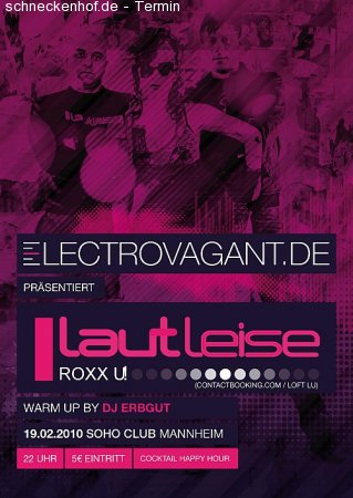 Lautleise Werbeplakat