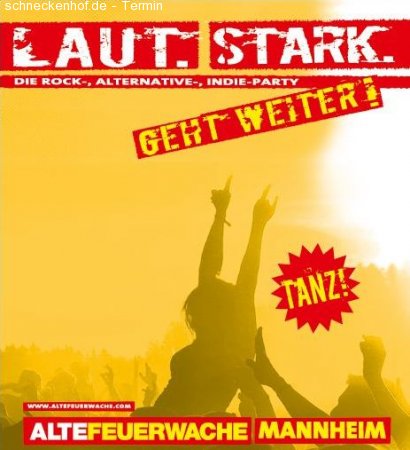 Lautstark Werbeplakat