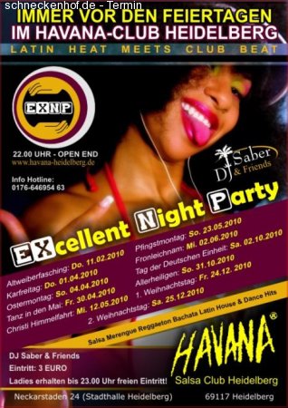 Altweiberfasching @ HAVANA CLUB Heidelberg Werbeplakat