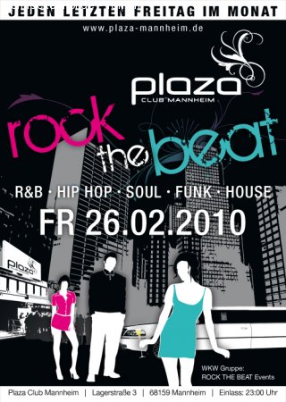rock the beat Werbeplakat