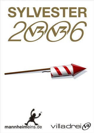 SILVESTER 2006 Werbeplakat