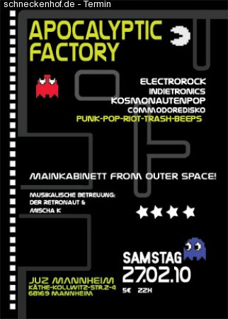 Atomic! (Mischa K) meets Apocalyptic Factory Werbeplakat