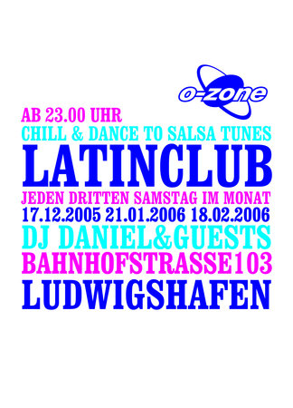 Latino Night #1 Werbeplakat