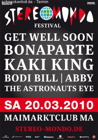 Stereo Mondo Werbeplakat