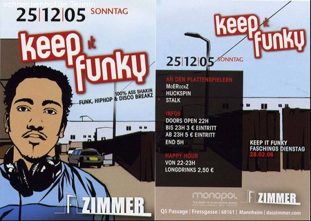 Keep it Funky Werbeplakat