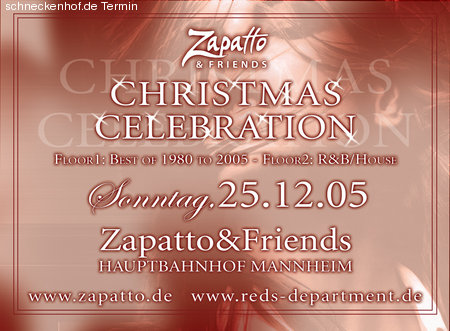Zapatto Christmas Celebration Werbeplakat