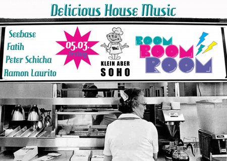 Boom Boom Room Werbeplakat