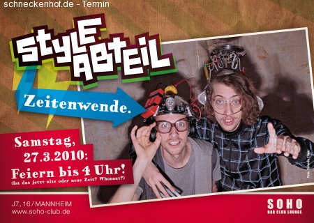 Styleabteil - Elektrobrett Werbeplakat