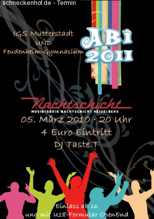 AbiParty Werbeplakat