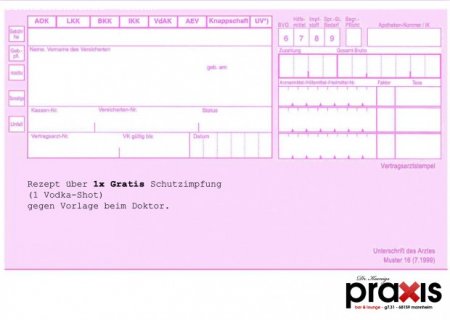 Frühjahrstherapie Werbeplakat