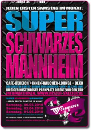 Super Schwarzes Mannheim Werbeplakat
