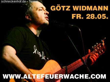 Götz Widmann Werbeplakat
