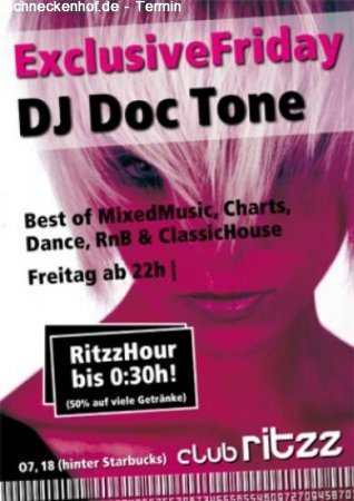 E.xlusiveFriday Werbeplakat