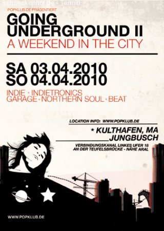 Going Underground II - Abgesagt!!! Werbeplakat