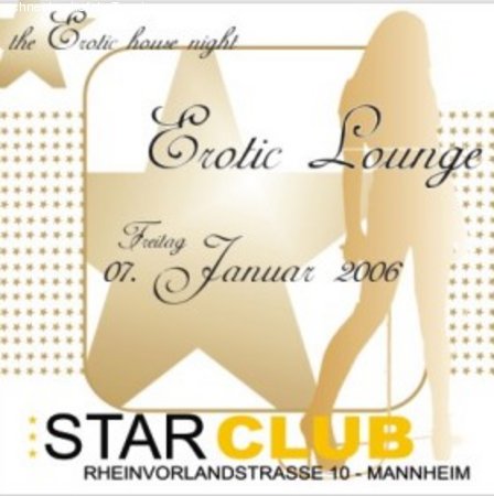 Erotic House Lounge Werbeplakat