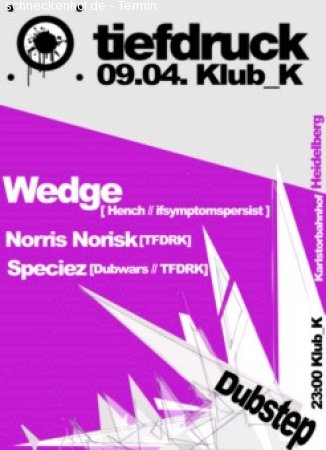 tiefdruck Werbeplakat