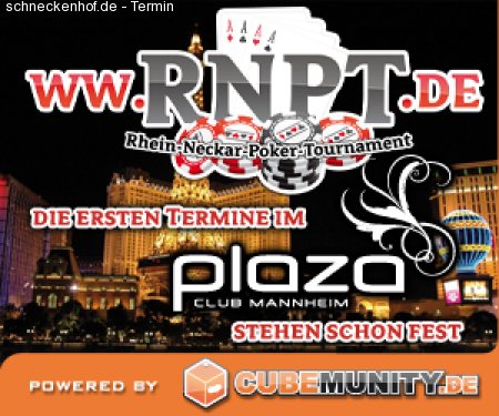 Poker Turnier Werbeplakat