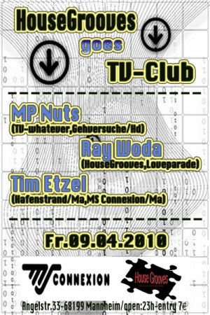 HouseGrooves goes TV Club Werbeplakat