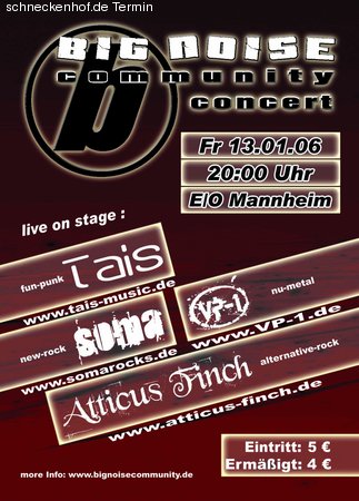 Soma, VP-1, Tais Konzert Werbeplakat