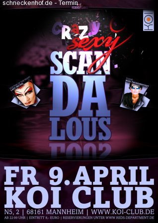 Crazy Sexy Scandalous Werbeplakat