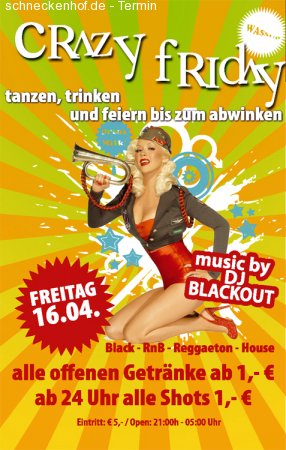 Crazy Friday Werbeplakat