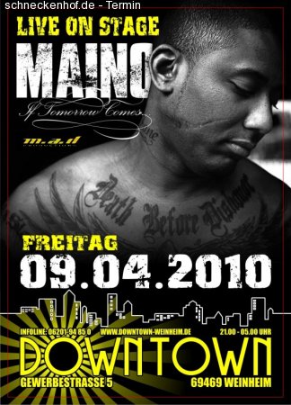 Maino live Werbeplakat