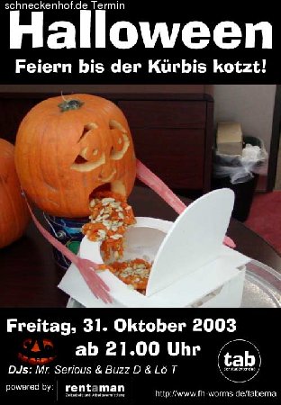 HALLOWEEN-Party Werbeplakat