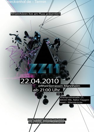 R(h)einhören - live am Fluss präsentiert ZZ11 Werbeplakat