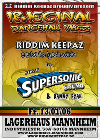 Irieginal Dancehall Vibes Werbeplakat