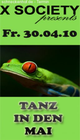 Secret X Society | Tanz in den Mai Werbeplakat