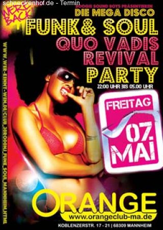 funk & soul - quo vadis Werbeplakat