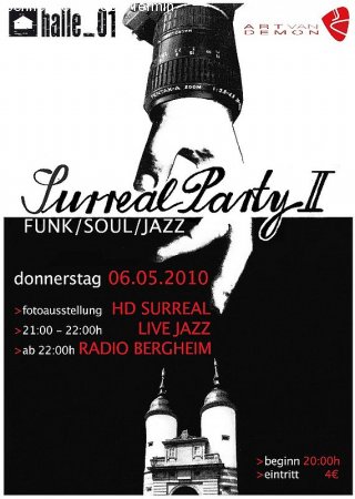 Surreal Party II - Fotografie auflegen Werbeplakat