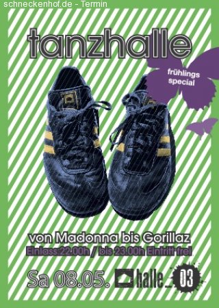 Tanzhalle Werbeplakat