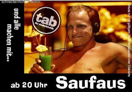 Taberna Saufaus Werbeplakat